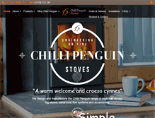 Tablet Screenshot of chillipenguin.co.uk